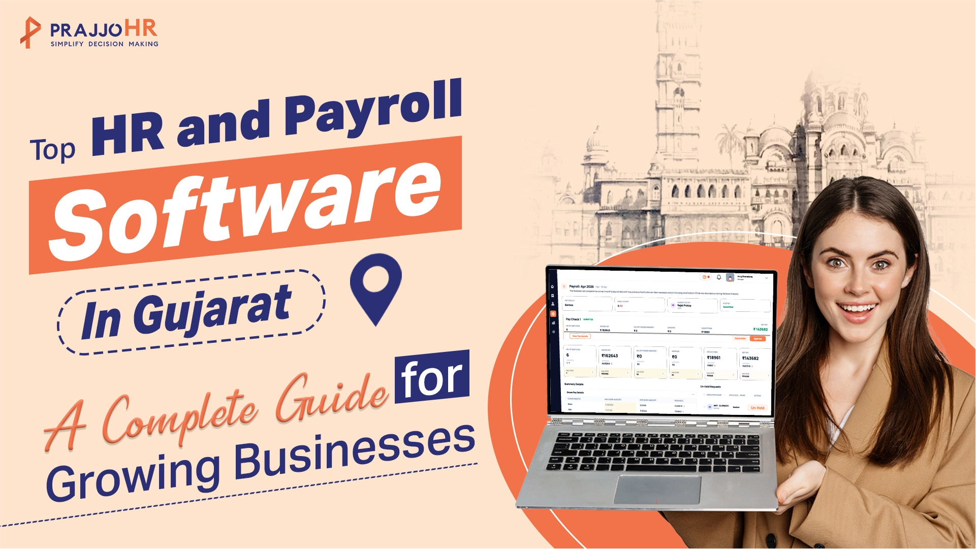 Top HR software in Gujarat and payroll software in Gujarat by PrajjoHR, helping businesses automate payroll, attendance, compliance, and workforce management.