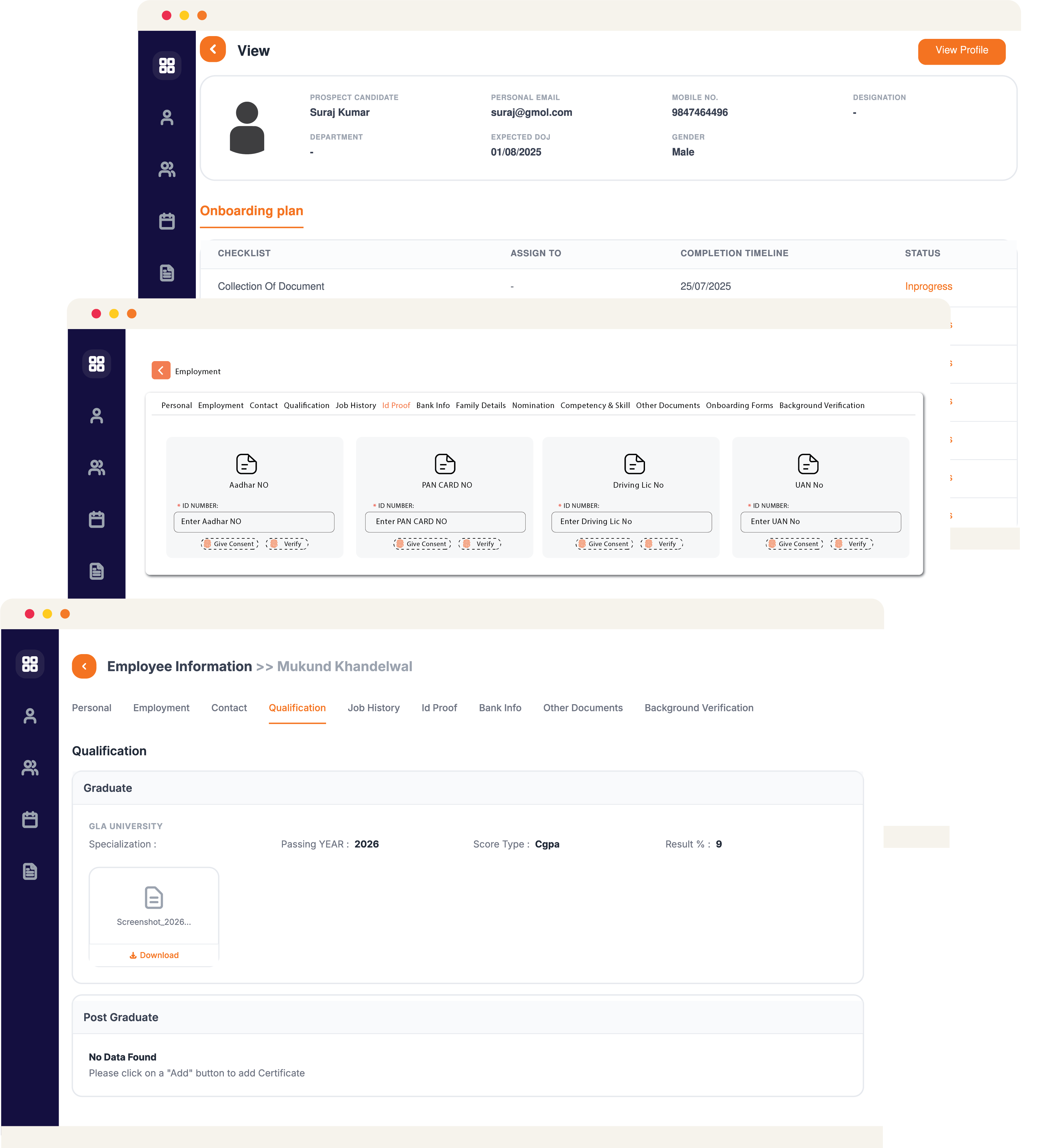 HR Dashboard
