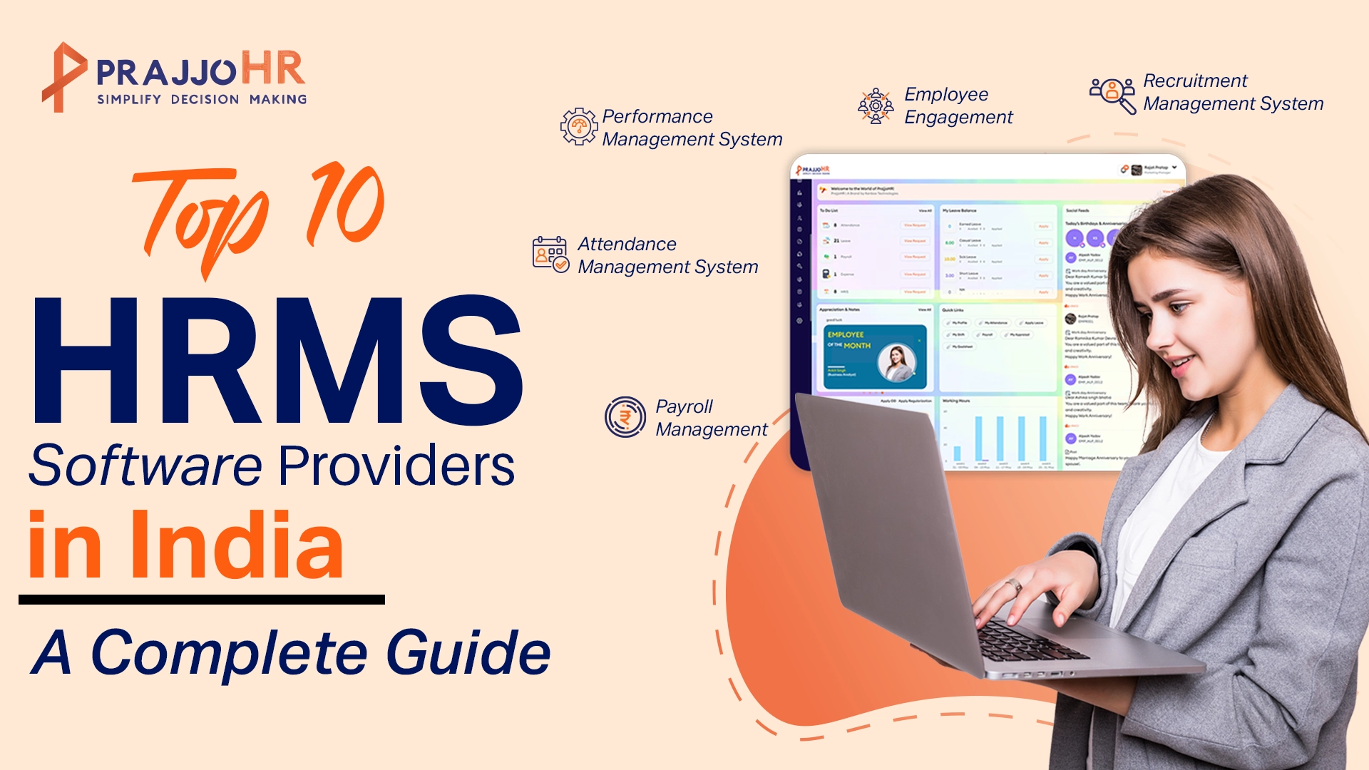 Top 10 HRMS software providers in India: A Complete Guide 